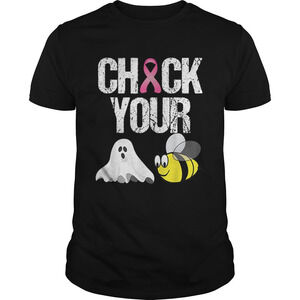 Check Your  Bees Funny Breast Cancer  Shirt
